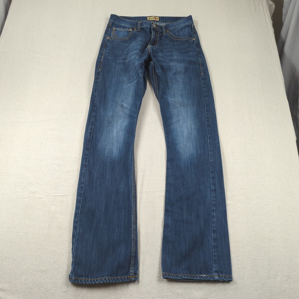 Wrangler Jeans Mens 31x36 Blue 20X Vintage Boot Cut Western Cowboy Rodeo